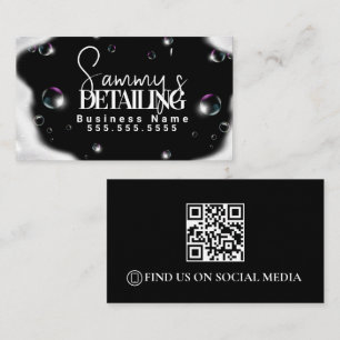 QR-Code für Fahrzeugdetailing Visitenkarte