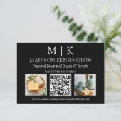 QR-Code für Foto 2: Monogramm oder Add-Logo Karte (Stehend Vorderseite)