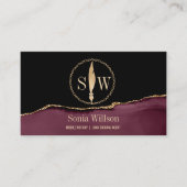 QR-Code für Foto-Signatur für Notare Visitenkarte (Vorderseite)