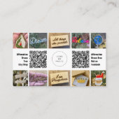 QR-Code für FotoCollage Visitenkarte (Rückseite)