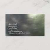 QR-Code für Fotografie aus Metall Visitenkarte (Rückseite)