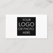 QR-Code für gescannte soziale Medien - Weißes Busi Visitenkarte (Rückseite)