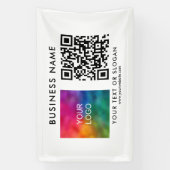 QR-Code für Geschäftsleute Beste Vorlage Banner (Vertikal)