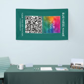 QR-Code für Geschäftsleute hier Beste vertikale Vo Banner (Messeveranstaltung)