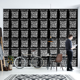 QR-Code für Geschäftsleute Moderner Minimaler Büro Tapete