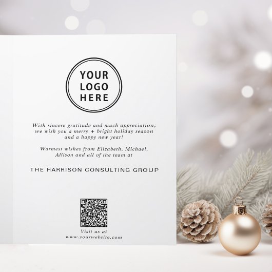 QR-Code für Geschäftsleute Weihnachten