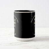 QR-Code für Geschäftsmeldungen Zweifarbige Tasse (Mittel)