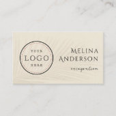 QR-Code für Geschäftsmodelle Tropical Palm Busines Visitenkarte (Vorderseite)