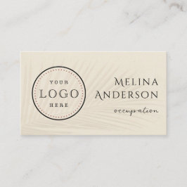 QR-Code für Geschäftsmodelle Tropical Palm Busines Visitenkarte