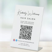 QR-Code für Geschäftsskripte Sockelschild