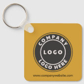 QR-Code für Geschäftssymbole und Mitarbeiter der U Schlüsselanhänger (Vorderseite)