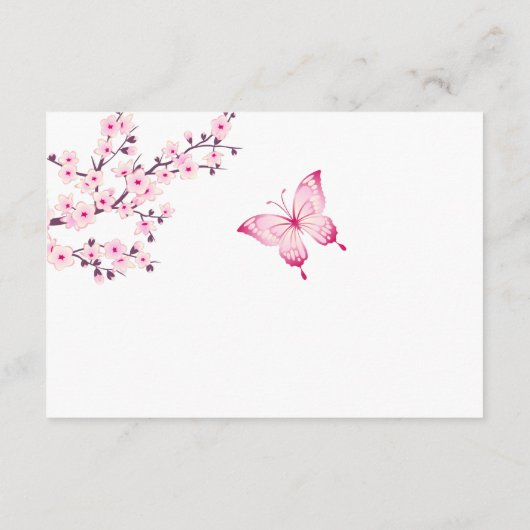 QR-Code für Geschenkregister | Butterfly-Baby-Dusc Begleitkarte (Rückseite)