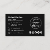 QR-Code für Gitarrenlehrer Visitenkarte (Rückseite)