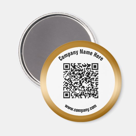 QR-Code für Goldwerbung Magnet (Vorderseite/Rückseite)