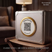 QR-Code für Goldwerbung Magnet