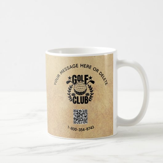QR-Code für Golf Club League Kaffeetasse (Rechts)