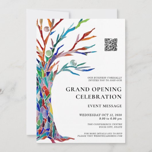 QR-Code für Großkunden Einladung (Vorderseite)