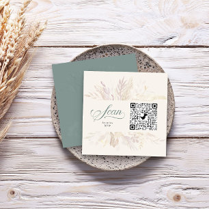QR-Code für grünes botanisches Online-UAWG Begleitkarte