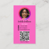 QR-Code für Haarstempel Empfehlungskarte (Rückseite)