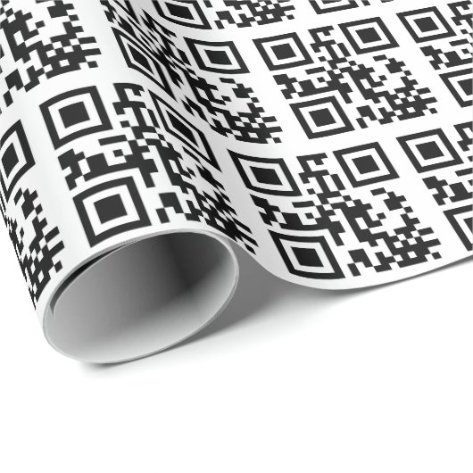 QR-Code für Happy Holidays Geschenkpapier (Rolleneckpunkt)