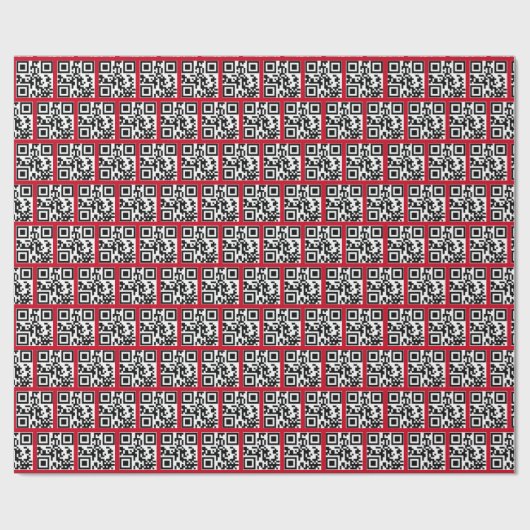 QR-Code für Happy Holidays Geschenkpapier (Flach)