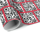QR-Code für Happy Holidays Geschenkpapier (Rolleneckpunkt)