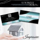 QR-Code für hervorragende, Aquamarin gekleidete, s Visitenkarte