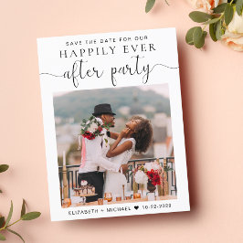 QR-Code für Hochzeitempfang Save the Date Ankündigungspostkarte