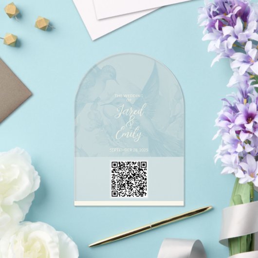 QR-Code für Hochzeiten Acryleinladungen (Insitu (Hochzeit))