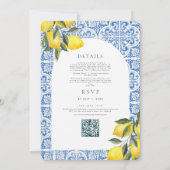 QR-Code für Hochzeiten im Mittelmeer Einladung (Rückseite)