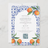 QR-Code für Hochzeiten im Mittelmeer Einladung (Rückseite)