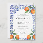 QR-Code für Hochzeiten im Mittelmeer Einladung (Vorderseite)