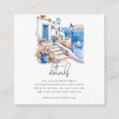 QR-Code für Hochzeiten in Griechenland Begleitkarte (Vorderseite)