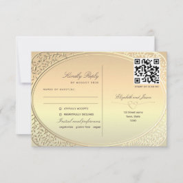 QR-Code für Hochzeiten mit zwei Funktionen RSVP Karte