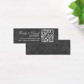 QR-Code für Hochzeiten Website Beipackkarte (Schreibtisch)