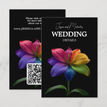 🌈 QR-Code für Hochzeitsdetails 