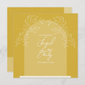 QR-Code für Hochzeitsfeiern Einladung (Vorne/Hinten)