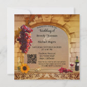 QR-Code für Hochzeitsfeiern Einladung (Rückseite)