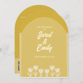 QR-Code für Hochzeitsfeiern Einladung (Vorne/Hinten)