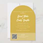 QR-Code für Hochzeitsfeiern Einladung (Rückseite)