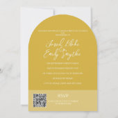 QR-Code für Hochzeitsfeiern im Blumengestein Einladung (Rückseite)