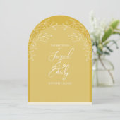 QR-Code für Hochzeitsfeiern im Blumengestein Einladung (Stehend Vorderseite)