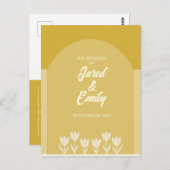 QR-Code für Hochzeitsfeiern Postkarte (Vorne/Hinten)