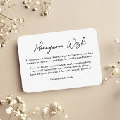 QR-Code für Hochzeitsflitterwochen Begleitkarte