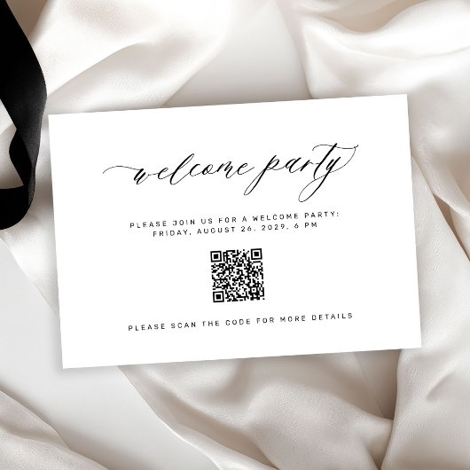 QR-Code für Hochzeitspaare - Party - Einladung