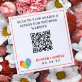 QR-Code für Hochzeitsszeiten Begleitkarte