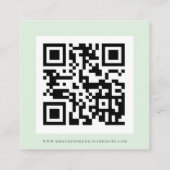 QR-Code für Hochzeitsszenarien-RSVP-Gehäuse Begleitkarte (Rückseite)