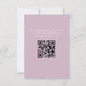 QR-Code für Hochzeitstorte RSVP Karte (Rückseite)