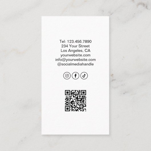 QR-Code für Holistic Health Therapeutic Visitenkarte (Rückseite)