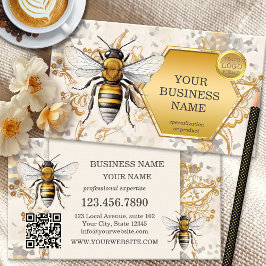 QR-Code für Honey Bee Gold Visitenkarte